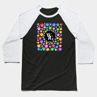 WolfGang logo with paws Baseball T-Shirt